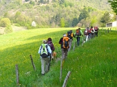 Dalla Pianca di S. Giovanni Bianco salita al CANCERVO dal CANALONE e discesa dal CANALINO DEI SASSI domenica 17 aprile 2011 - FOTOGALLERY